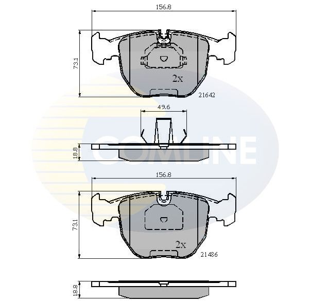 COMLINE CBP01096: Piduriklotsid