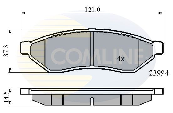 COMLINE CBP01190: Piduriklotsid