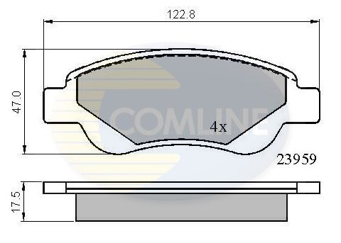 COMLINE CBP01552: Piduriklotsid