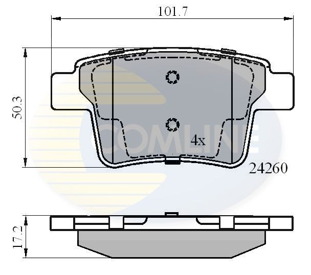 COMLINE CBP01557: Piduriklotsid