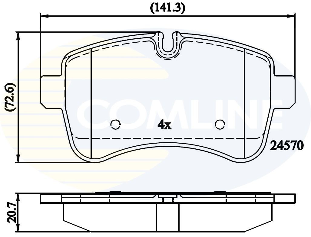 COMLINE CBP01617: Piduriklotsid