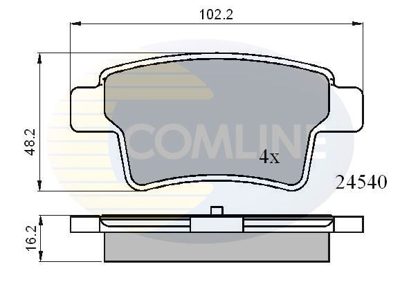 COMLINE CBP01713: Piduriklotsid