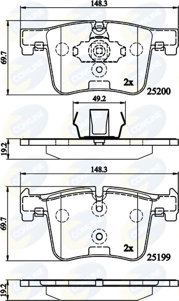 COMLINE CBP02149: Piduriklotsid