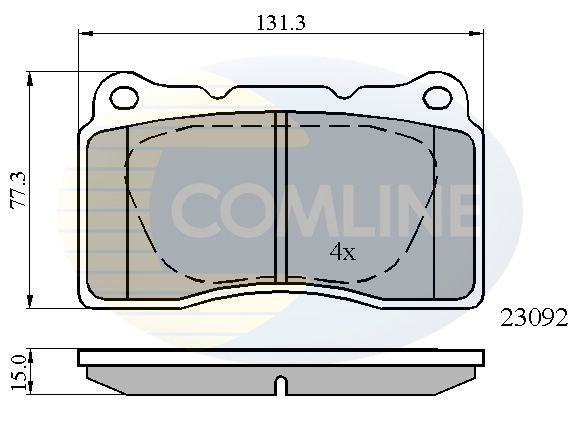 COMLINE CBP0895: Piduriklotsid