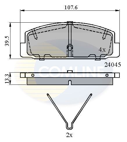 COMLINE CBP0986: Piduriklotsid
