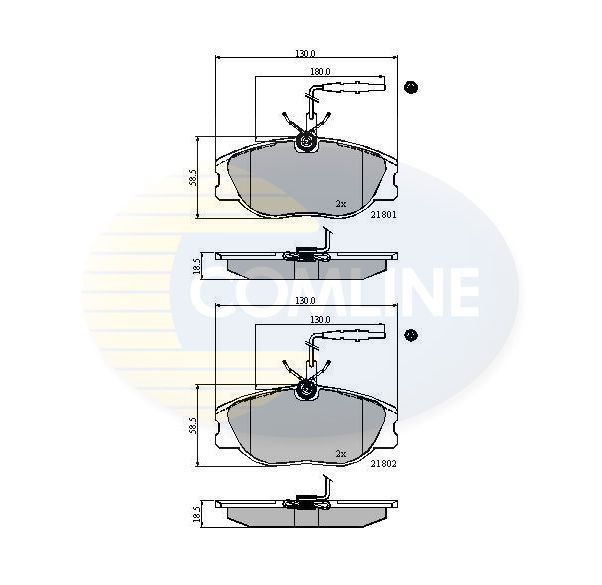 COMLINE CBP11001: Piduriklotsid