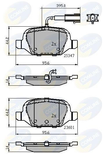 COMLINE CBP11026: Piduriklotsid