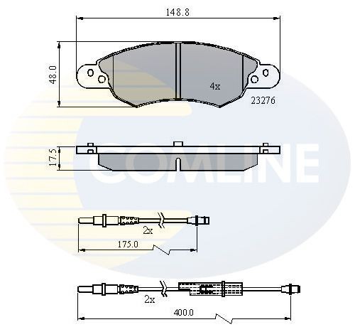 COMLINE CBP21119: Piduriklotsid