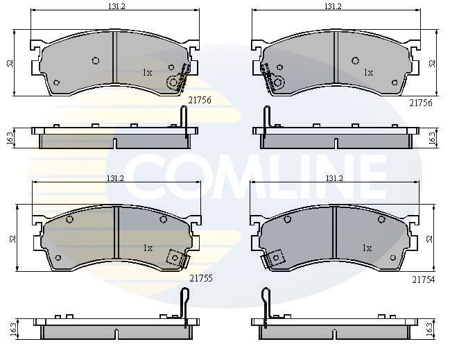 COMLINE CBP3326: Piduriklotsid
