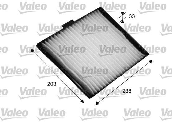 VALEO 698819: Filtru, aer habitaclu Filtru de particule CLIMFILTER COMFORT