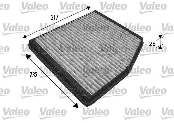 VALEO 698839: Filter, salongiõhk Aktiivsöefilter CLIMFILTER PROTECT