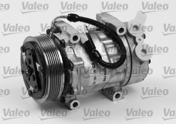 VALEO 699199: Kliimakompressor PAG-kompressoriõliga NEW ORIGINAL PART
