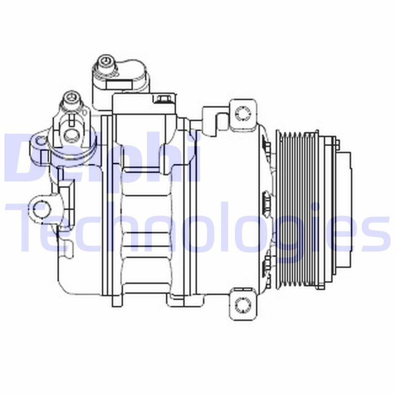 DELPHI CS20370: Kliimakompressor PAG-kompressoriõliga
