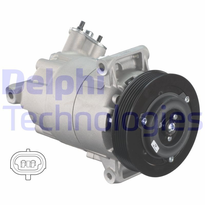 DELPHI CS20382: Kliimakompressor PAG-kompressoriõliga