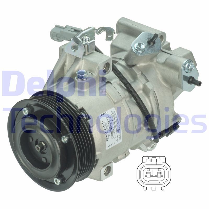 DELPHI CS20480: Compresor, aire acondicionado con aceite de compresor PAG