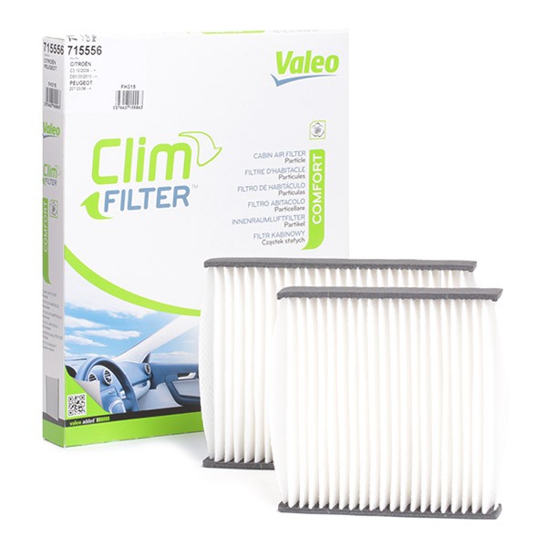 VALEO 715556: Filter, salongiõhk Partikkelfilter CLIMFILTER COMFORT