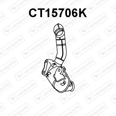 VENEPORTE CT15706K: Katalüsaator koos osadega