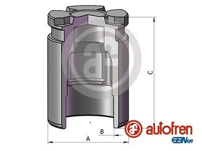 AUTOFREN SEINSA D025698: Émbolo, pinza del freno Eje trasero