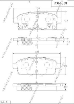 NPS D361O08: Piduriklotsid Tagasild