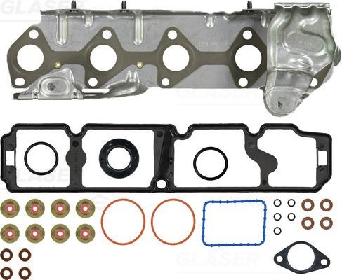 GLASER D83409-01: Set garnituri, chiulasa cu simering supapa, fara garnitura chiuloasa