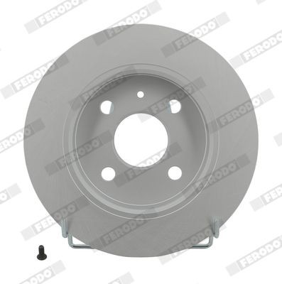 FERODO DDF1043C: Piduriketas Ø: 240mm, täis, Ø: 240mm, kaetud, koos kruvidega PREMIER Coat+ disc