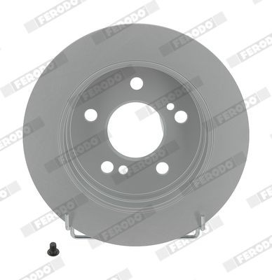FERODO DDF122C: Piduriketas Ø: 258mm, täis, Ø: 258mm, kaetud, koos kruvidega PREMIER Coat+ disc
