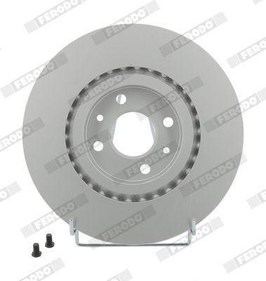 FERODO DDF220C: Piduriketas Ø: 284mm, õhutusega, Ø: 284mm, kaetud, koos kruvidega PREMIER Coat+ disc