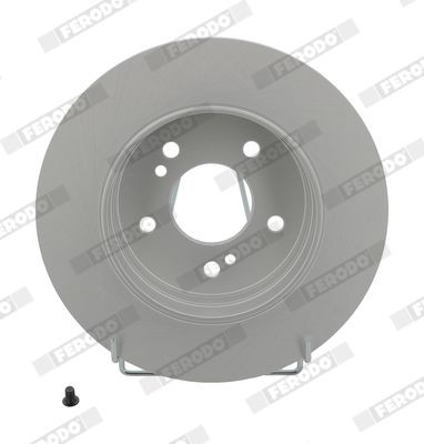 FERODO DDF819C: Piduriketas Ø: 278mm, täis, Ø: 278mm, kaetud, koos kruvidega PREMIER Coat+ disc
