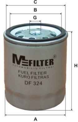 MFILTER DF 324: Filtre à carburant