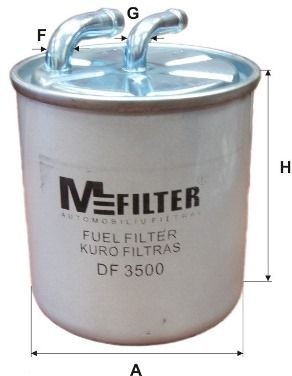 MFILTER DF 3500: Kütusefilter