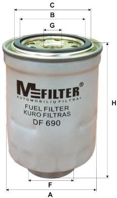 MFILTER DF 690: Kütusefilter