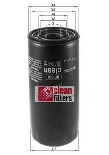 CLEAN FILTER DF 891: Õlifilter