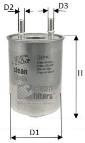 CLEAN FILTER DN2704: Kütusefilter