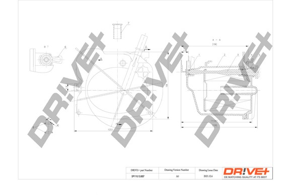 Dr!ve+ DP1110.13.0057: Kütusefilter
