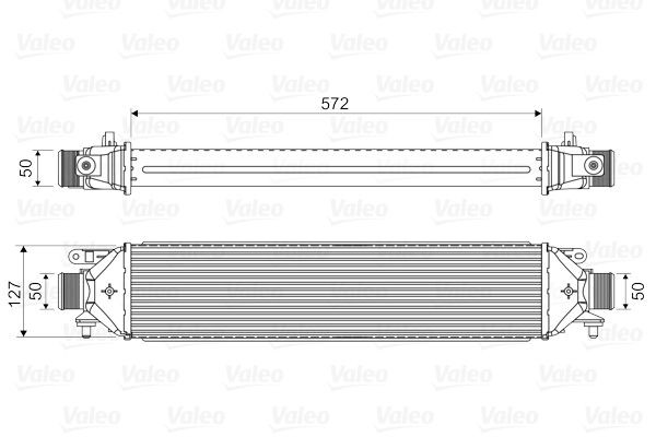 VALEO 818824: Vahejahuti Alumiinium
