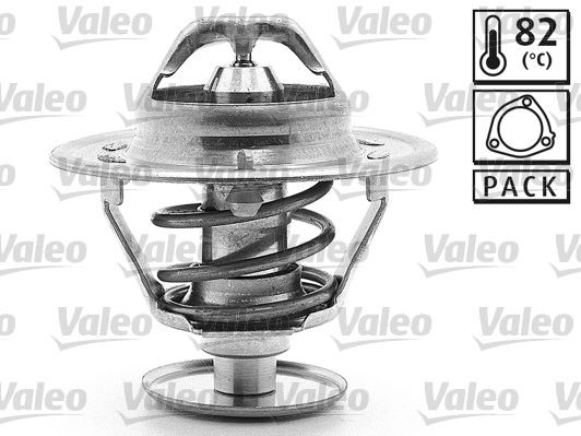 VALEO 819864: Termostaat, Jahutusvedelik 82°C, koos tihenditega