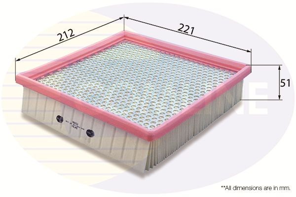 COMLINE EAF901: Õhufilter