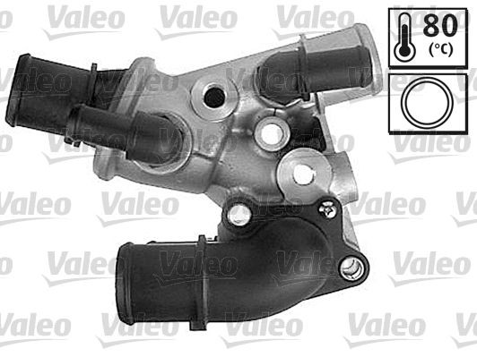 VALEO 820797: Termostat, lichid racire 80°C, cu garnituri