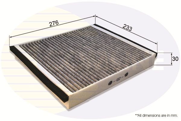 COMLINE EKF123A: Filtrs, Salona telpas gaiss Aktivētās ogles filtrs