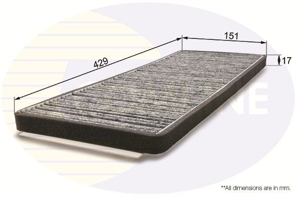 COMLINE EKF130A: Pollenfilter Aktivkulfilter
