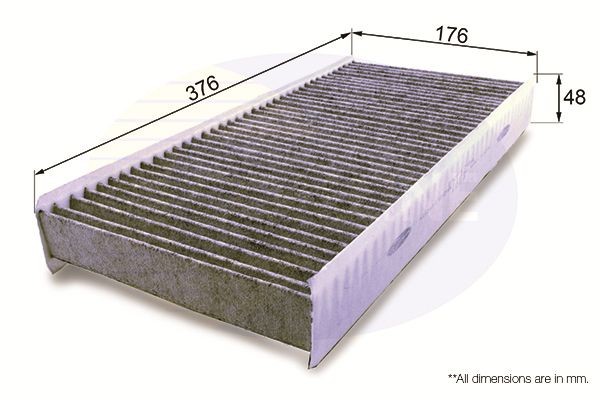 COMLINE EKF178A: Filtru, aer habitaclu Filtru carbon activ