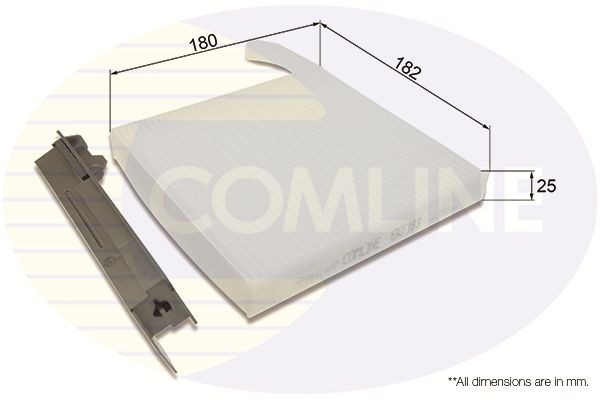 COMLINE EKF183: Kupéfilter Kupéluftsfilter
