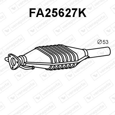 VENEPORTE FA25646K: Katalüsaator koos osadega