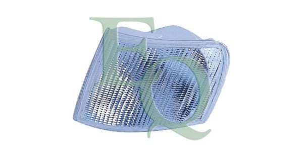 EQUAL QUALITY FA9899: Suunatuli ees paremal, valge, koos lambialusega