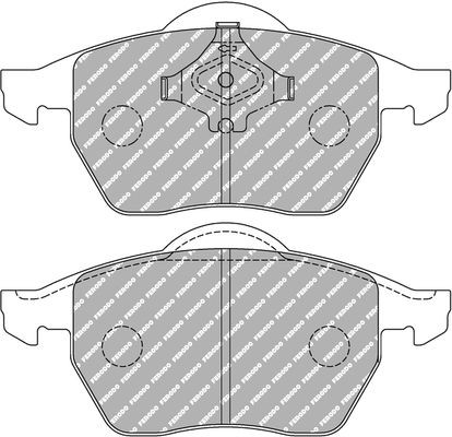FERODO RACING FCP1323H: Piduriklotsid DS2500