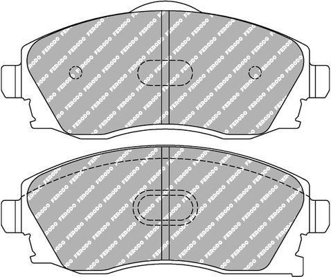 FERODO RACING FCP1424H: Piduriklotsid DS2500