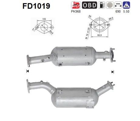 AS FD1019: Tahmafilter