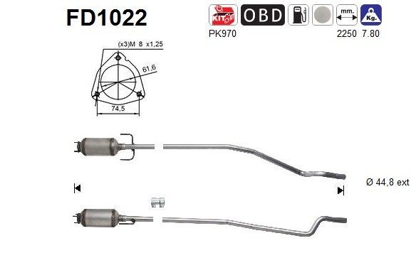 AS FD1022: Tahmafilter