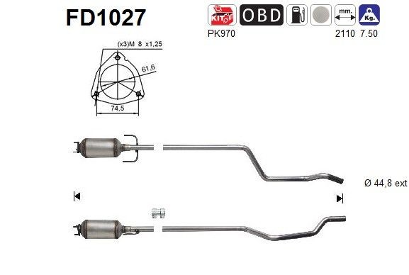 AS FD1027: Filtru de particule