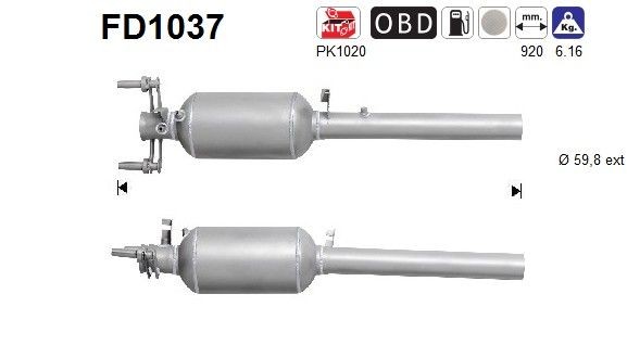 AS FD1037: Tahmafilter